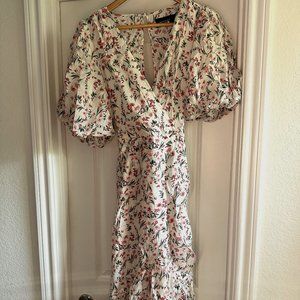 MINKPINK Kacy Puff Sleeve Midi Dress